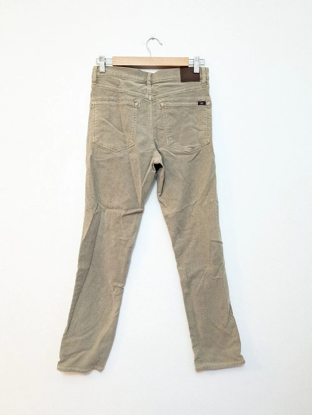 Faherty Mens Stretch Terry 5 Pocket Pants In Desert Tan Size 29 X 30